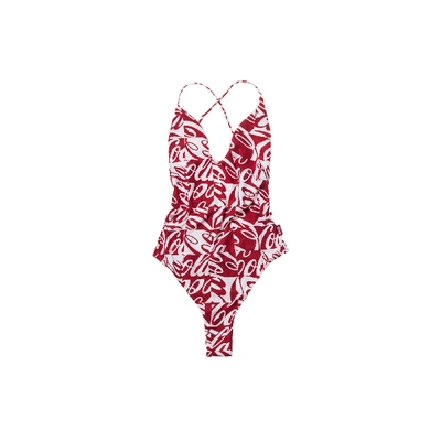 Pre-owned Kith  Women X Coca-cola Swim One Piece Red