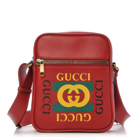 red gucci messenger bag