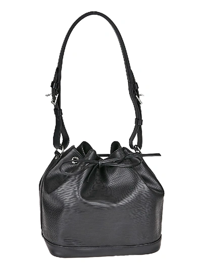 Pre-owned Louis Vuitton Bucket Noe Epi Petit In Black