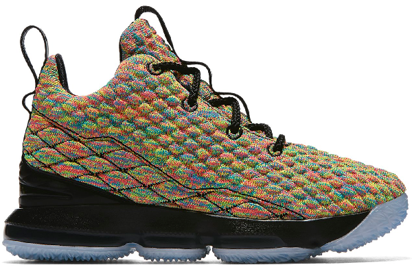 nike lebron 15 multicolor