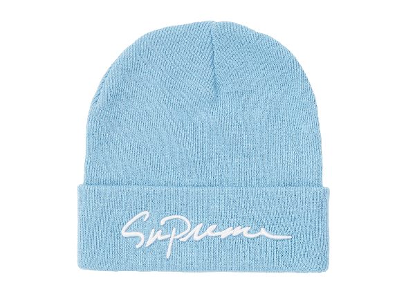 classic script beanie supreme