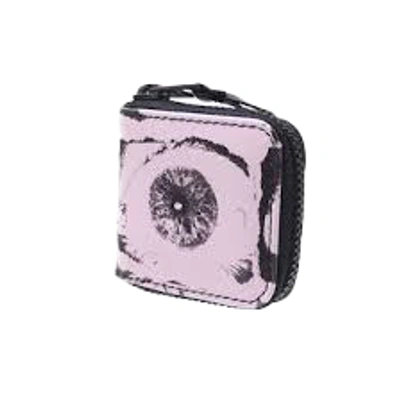 Pre-owned Supreme  Comme Des Garcons Shirt Small Eyes Coin Pouch Pink