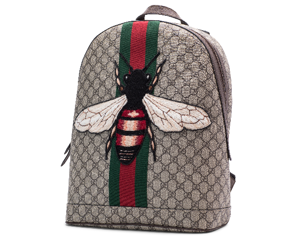 gucci backpack gold bees