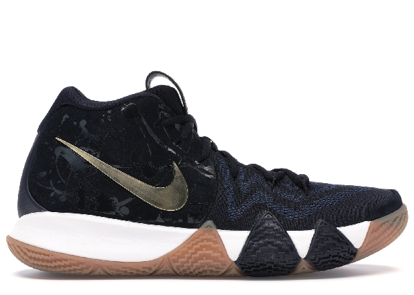 kyrie 4 pitch blue metallic gold