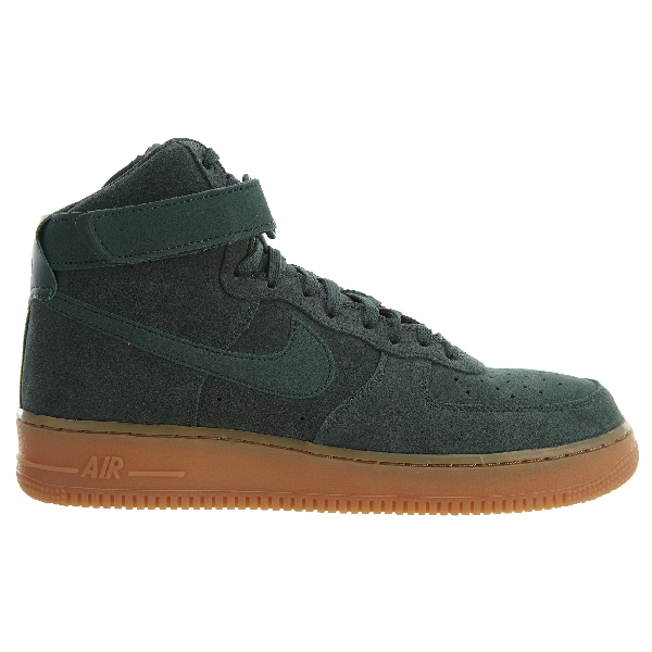 nike air force one suede green