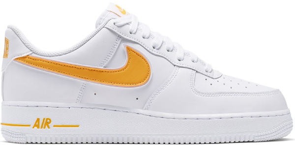 white university gold air force 1