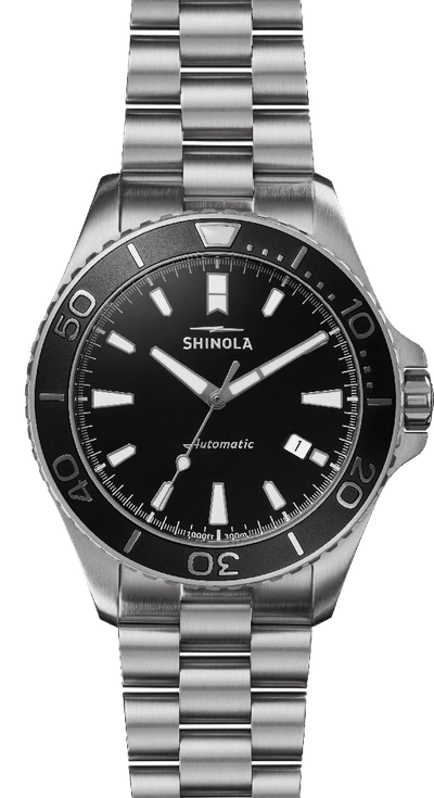 Pre-owned Shinola Lake Superior 20097178-sdt-003890091 In Stainless Steel