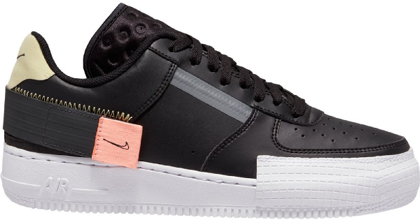 air force 1 type black anthracite zinnia pink