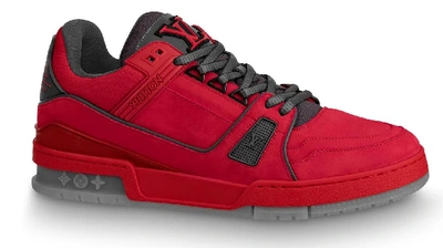 Red Louis Vuitton Trainers – MLP SHOP