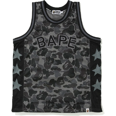 Pre-owned Bape  Abc Basketball Tank Top Black
