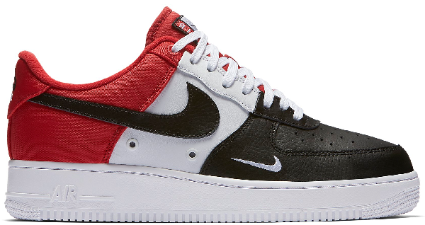 black and red air force 1 low
