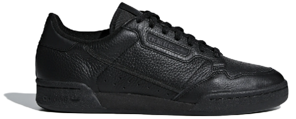 adidas continental 80 core black