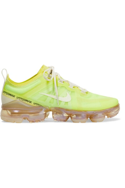 Shop Nike Air Vapormax Se Mesh And Pvc Sneakers In Bright Yellow