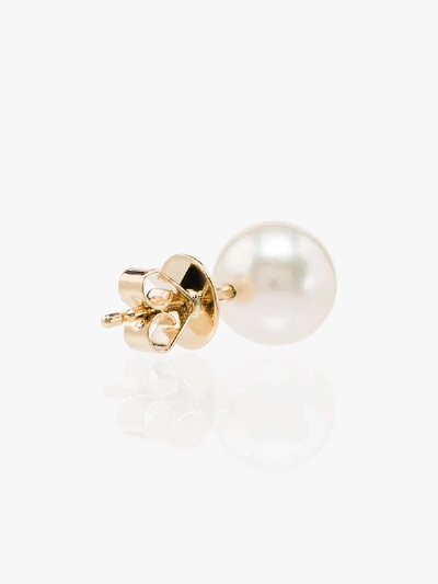 Shop Sophie Bille Brahe 14k Gold Petit Pearl Single Stud Earring