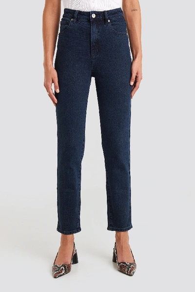 Shop Abrand High Slim Jeans Blue In Bonnie