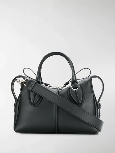 Shop Tod's D-styling Mini Tote In Black