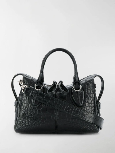 Shop Tod's Small Tote Bag In Black