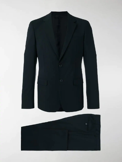 Shop Prada Two-piece Suit In Black