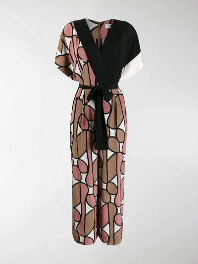 Shop Diane Von Furstenberg Foye Belted Jumpsuit In Black