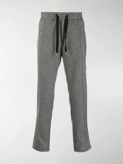 Shop Dolce & Gabbana Drawstring Track Trousers In Grey