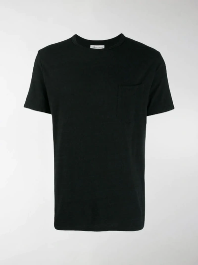 Shop Officine Generale Pocket T-shirt In Black