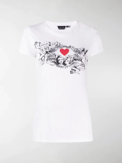 Shop Richard Quinn Cupid Print T-shirt In White