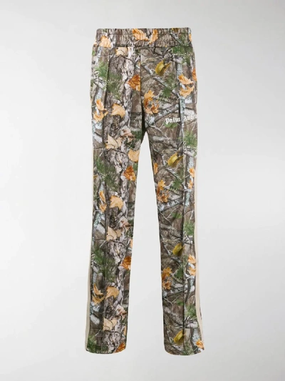 Shop Palm Angels Camouflage Track Pants In Neutrals