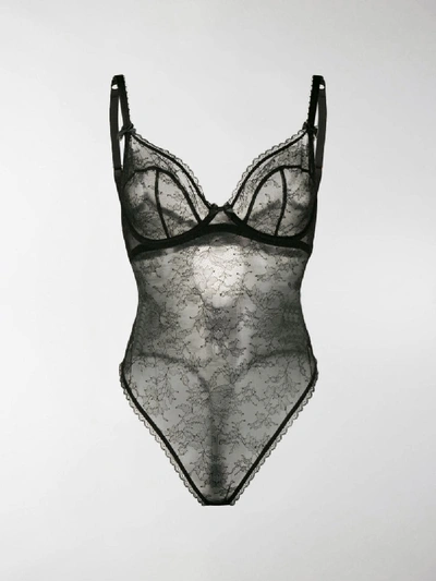 Shop Agent Provocateur Hinda Bodysuit In Black