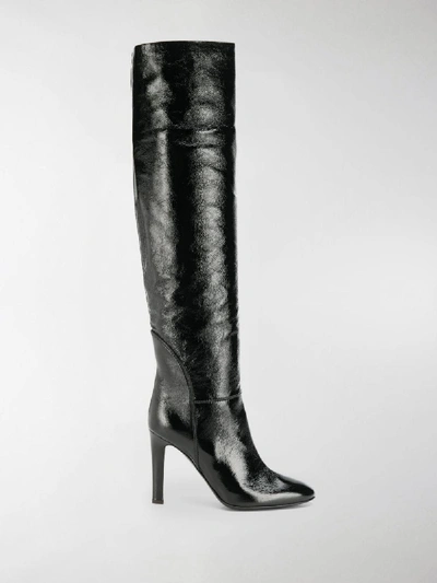 Shop Giuseppe Zanotti Vernice Boots In Black