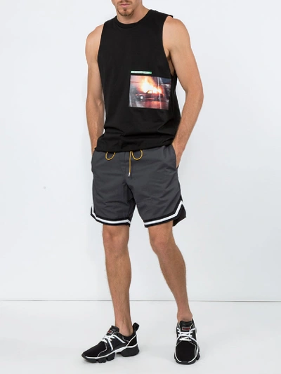 Shop Dsquared2 Mert & Marcus 1994 X  Graphic Tank Top