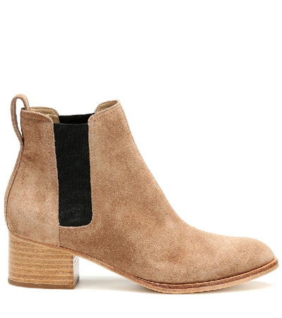 Shop Rag & Bone Walker Suede Ankle Boots In Brown