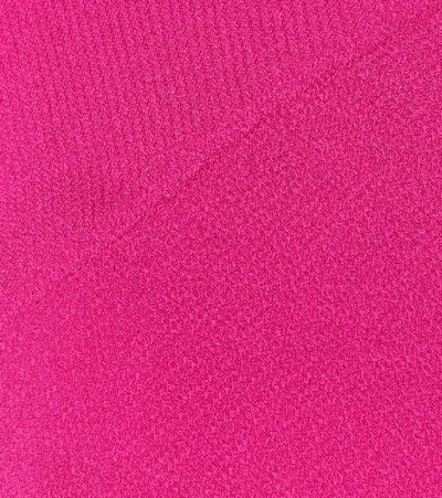 Shop Victoria Beckham Crêpe Minidress In Pink