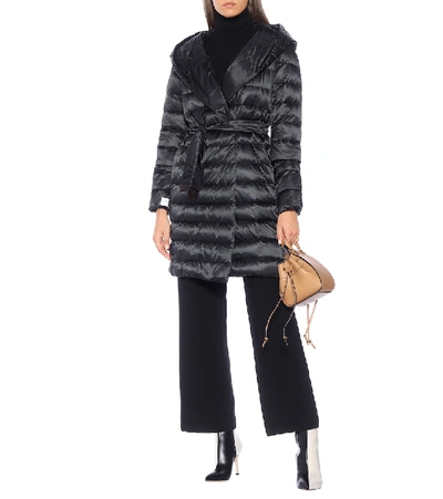 Shop Max Mara The Cube Novef Down Coat In Black