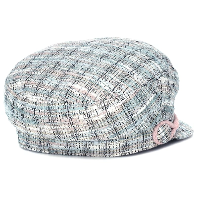 Shop Maison Michel New Abby Hat In Multicoloured