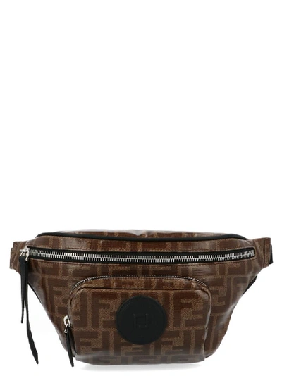 Shop Fendi Monogram Belt Bag In Multi