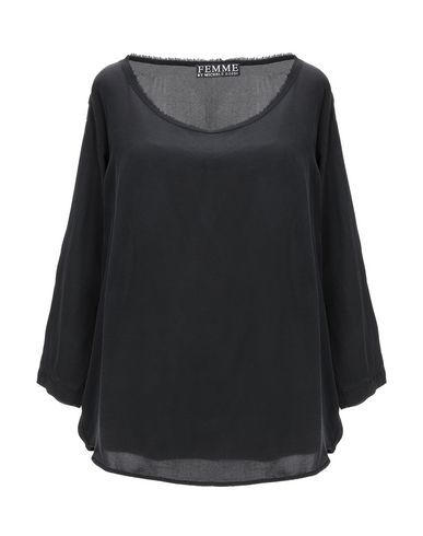 Femme By Michele Rossi Blouse In Black | ModeSens