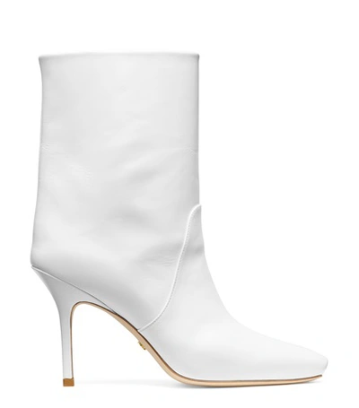 Shop Stuart Weitzman Ebb In White Leather