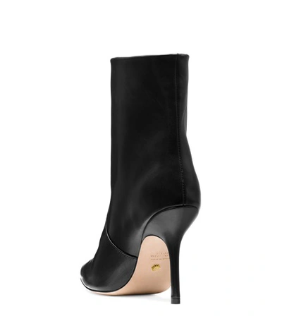 Shop Stuart Weitzman Ebb In Black Leather