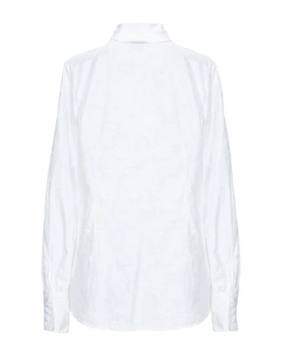Shop Aglini Shirts & Blouses With Bow In White