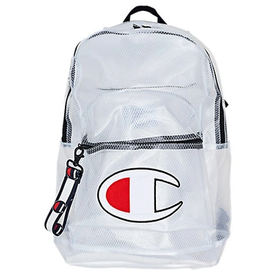 Shop Champion Supercise Clear Backpack In White
