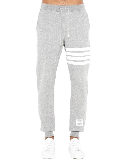 Shop Thom Browne 4 Bar Sweatpants In Grey