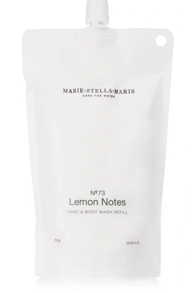 Shop Marie-stella-maris Hand & Body Wash - Lemon Notes Refill, 600ml In Colorless
