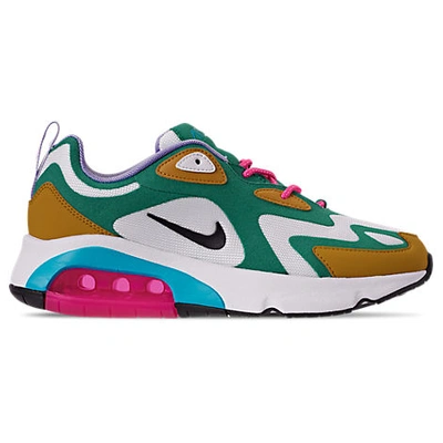 Shop Nike Women's Air Max 200 Casual Shoes In Green