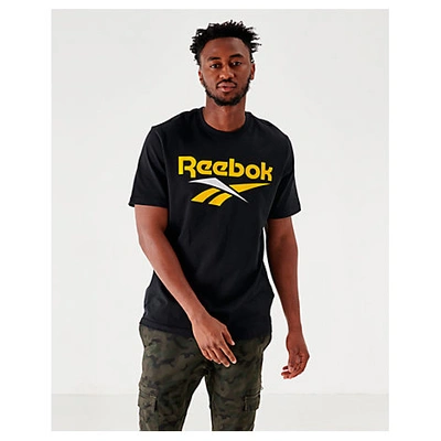 Shop Reebok Men's Classics Vector T-shirt In Black