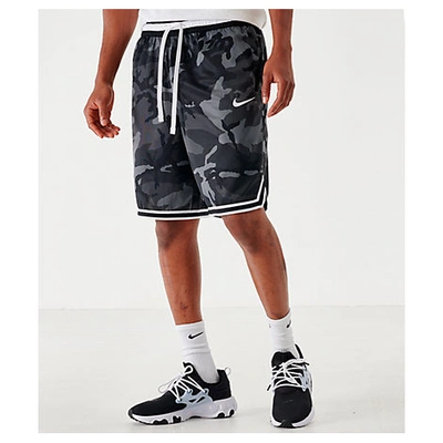 Nike Men's Dri-fit Dna Camo Basketball Shorts In Grey Size Medium 100%  Polyester By | ModeSens