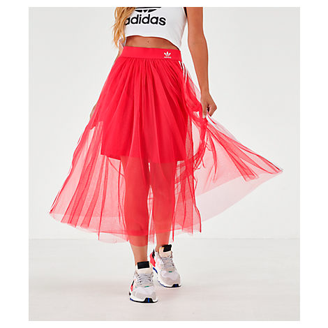adidas pink tulle skirt