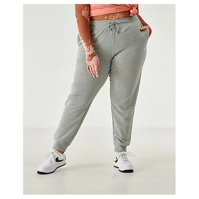 Shop Nike Women's Sportswear Essential Jogger Pants (plus Size) In Grey Heather