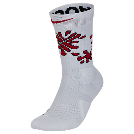 nba crew socks white