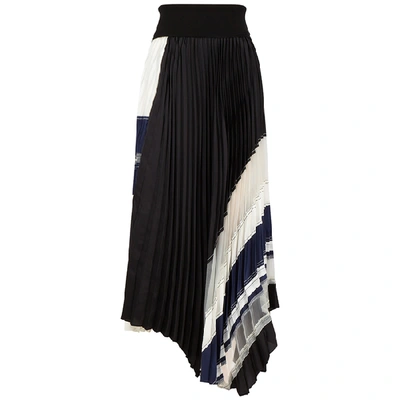 Shop 3.1 Phillip Lim / フィリップ リム Black Pleated Satin Skirt