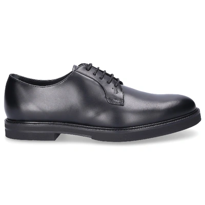 Shop Tod's Business Shoes Derby Derby Ligth  Calfskin Logo Black